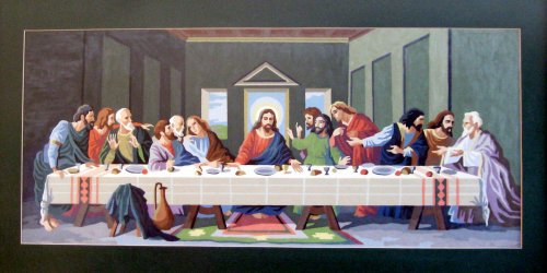 The Last Supper -paint by number=Jackie LaPierre-resize